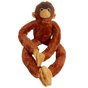 Małpka orangutan na rzepy - 52/22cm