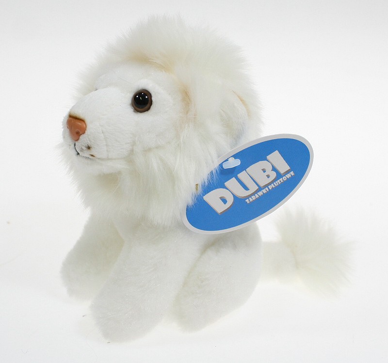 Biały Lew DUBI - 14cm