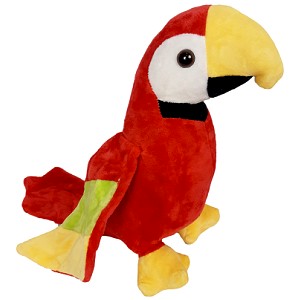 Papuga Ara czerwona - 30cm