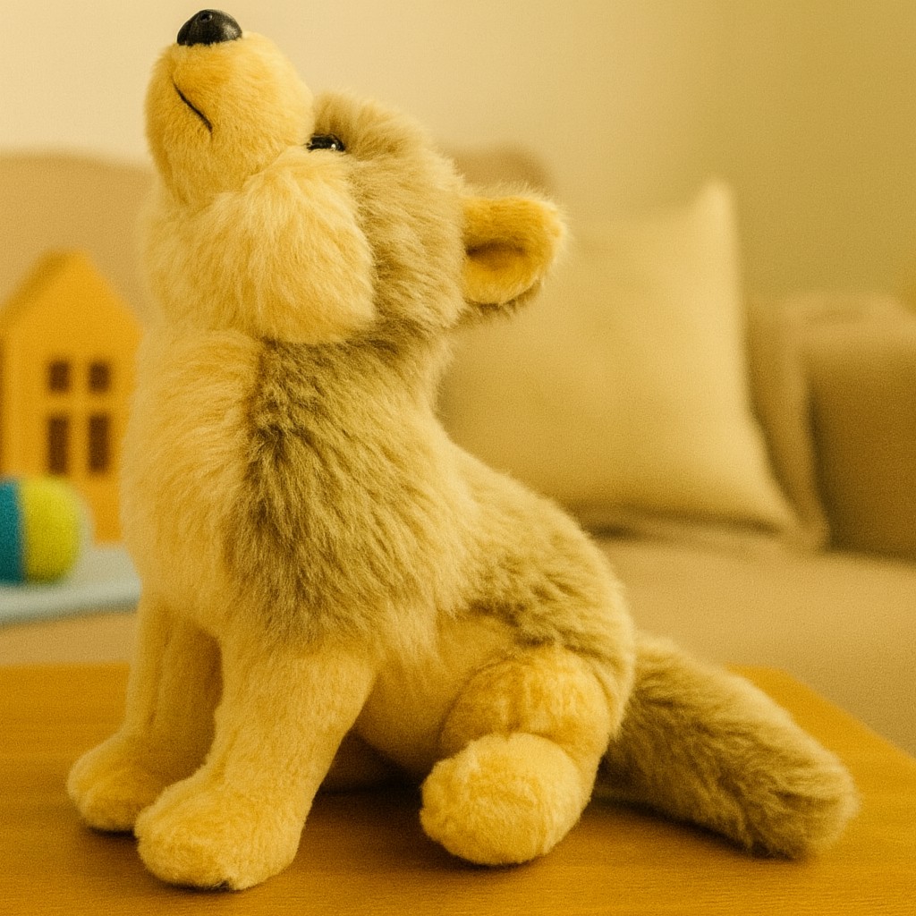 Piesek Wilk Leśny Realistyczny DUBI - 19cm