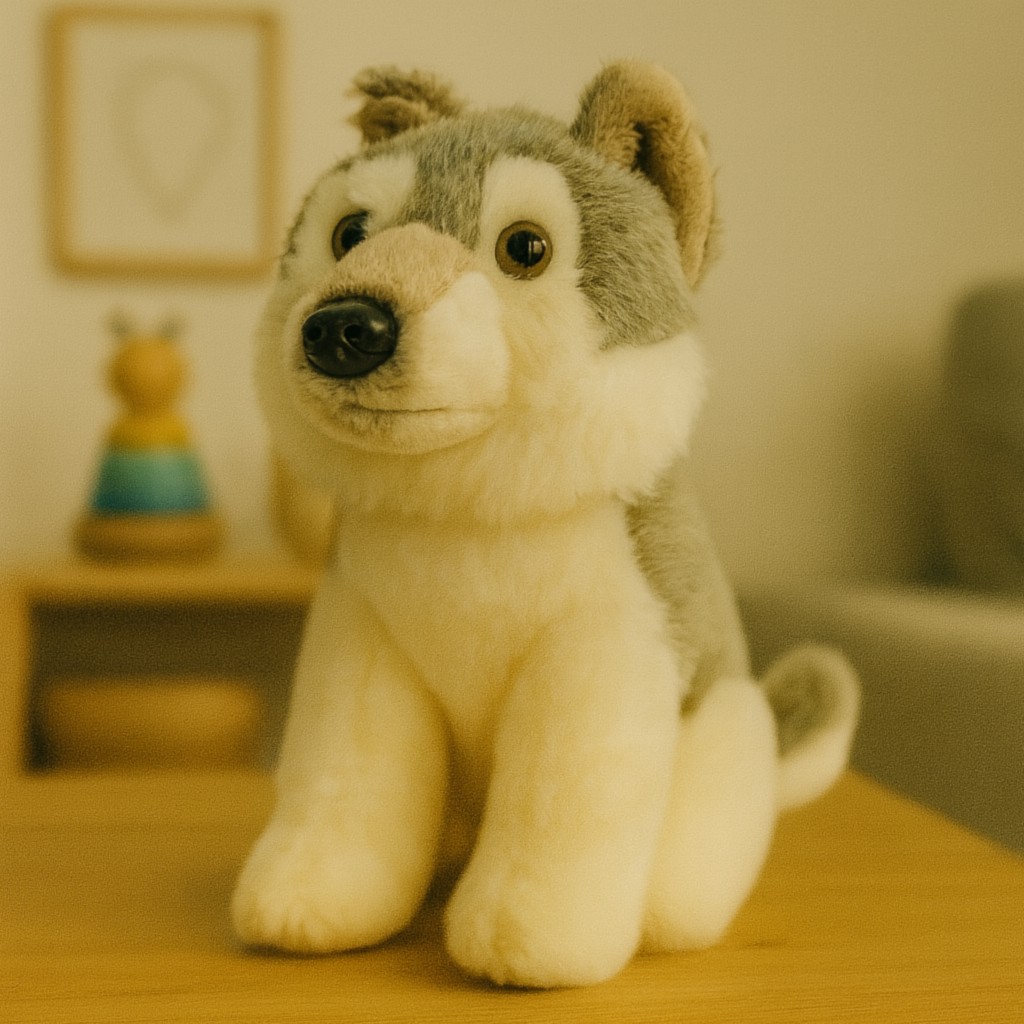 Wilk siedzący DUBI - 14cm