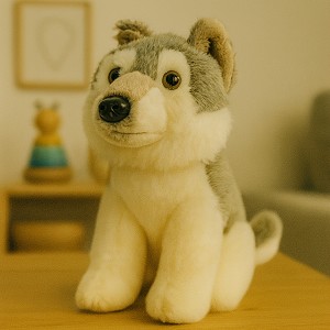 Wilk siedzący DUBI - 14cm