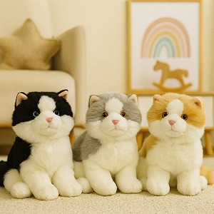 Kotek Siedzący Siedzący 3 kolory DUBI - 30cm