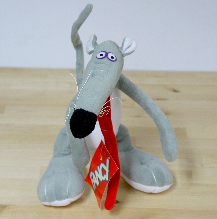 Szara Myszka Szczur - 29cm