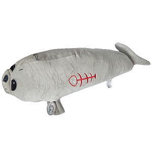 Foka leżąca szaro-biała - 72cm Foka leżąca szaro-biała - 72cm