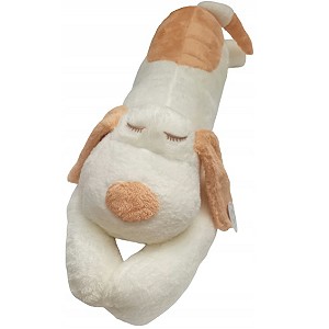 Poduszka Piesek Kremowo-Brązowy Wałek Toczek - 65cm Poduszka Piesek Kremowo-Brązowy Wałek Toczek - 65cm