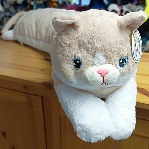 Poduszka Kotek Wałek Toczek Beżowy Puszak - 85cm