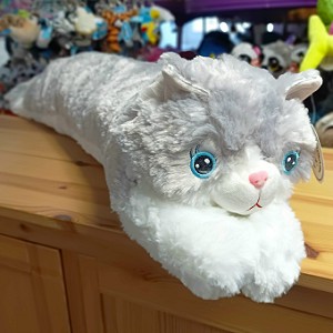 Poduszka Kotek Wałek Toczek Beżowy Puszak - 65cm