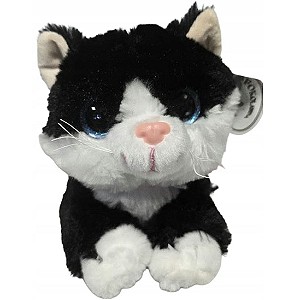Kotek Puszysty Czarno-Biały (Głos) - 35/20cm