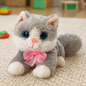 Kotek puszysty jasnoszary (Głos) - 47/28cm