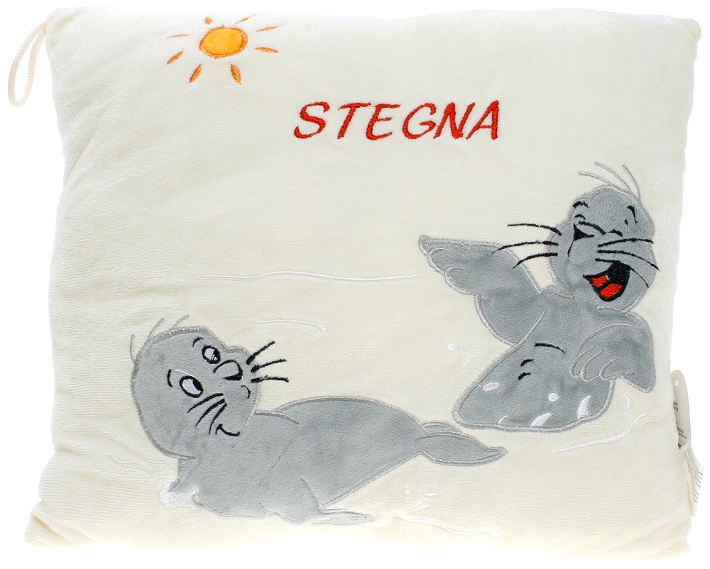 Poduszka Foka Stegna kremowa - 30cm