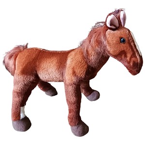 Koń brązowy konik - 50x40cm
