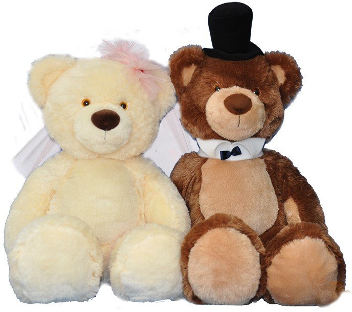 Miś para ślubna zestaw misie - 70cm