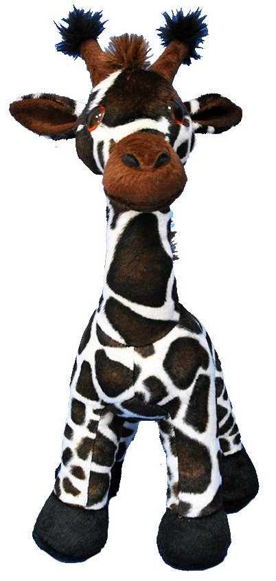 Żyrafa ciemnobrązowa - 35cm