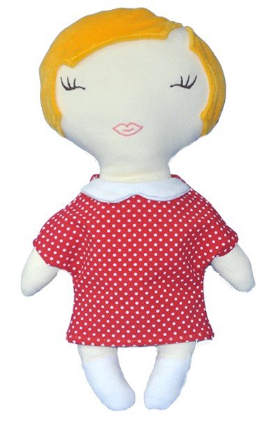 Lalka Szymcia Czerwona - 30cm