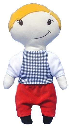 Lalka Szymonek Czerwony - 30cm