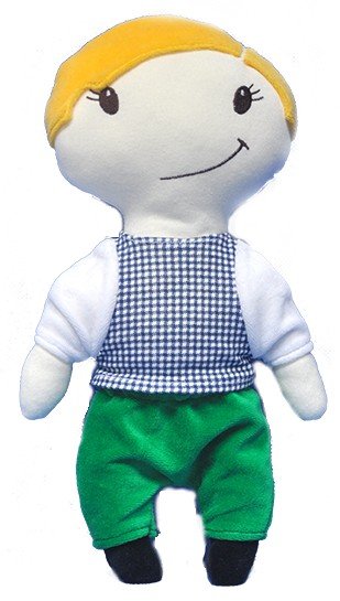 Lalka Szymonek Zielony - 30cm