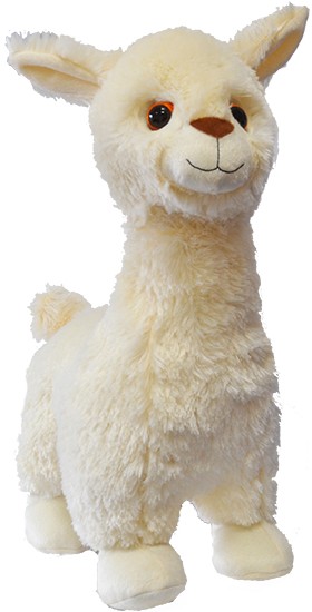 Alpaka lama kremowa - 45cm