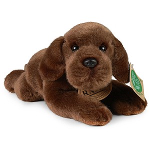 Piesek Labrador Brązowy Leżący Mini - 18cm