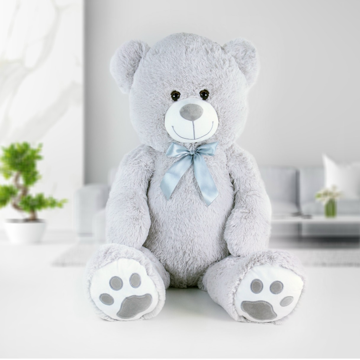 Miś Szary Bady Gigant XL - 100cm