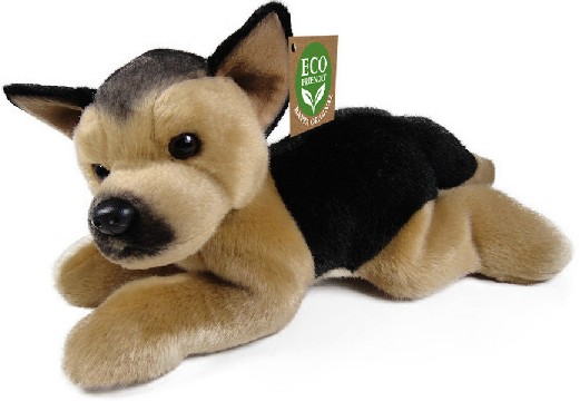 Piesek Owczarek Niemiecki Leżący - 30cm