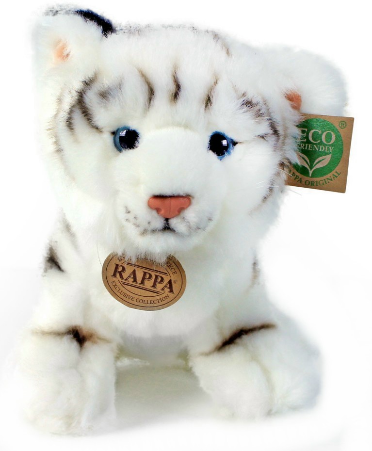 Biały Tygrys Siedzący - 25cm