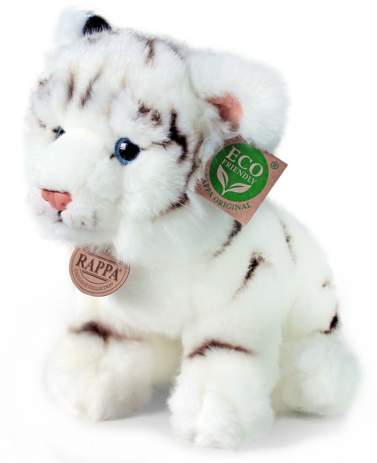 Biały Tygrys Siedzący - 25cm