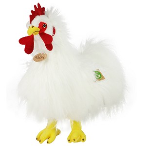 Kogut Biały Stojący Kura - 33cm