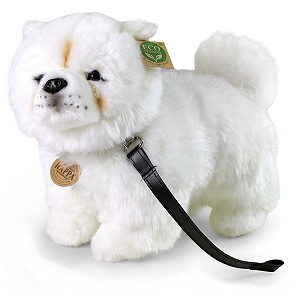 Piesek Chow-Chow na smyczy - 30cm