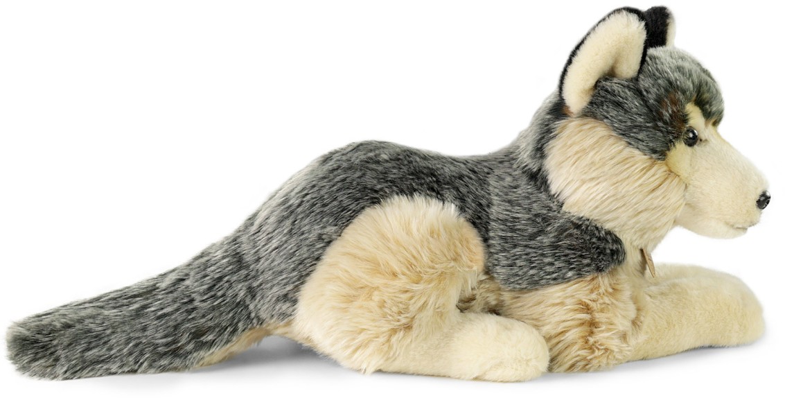 Wilk Leśny Leżący - 30cm