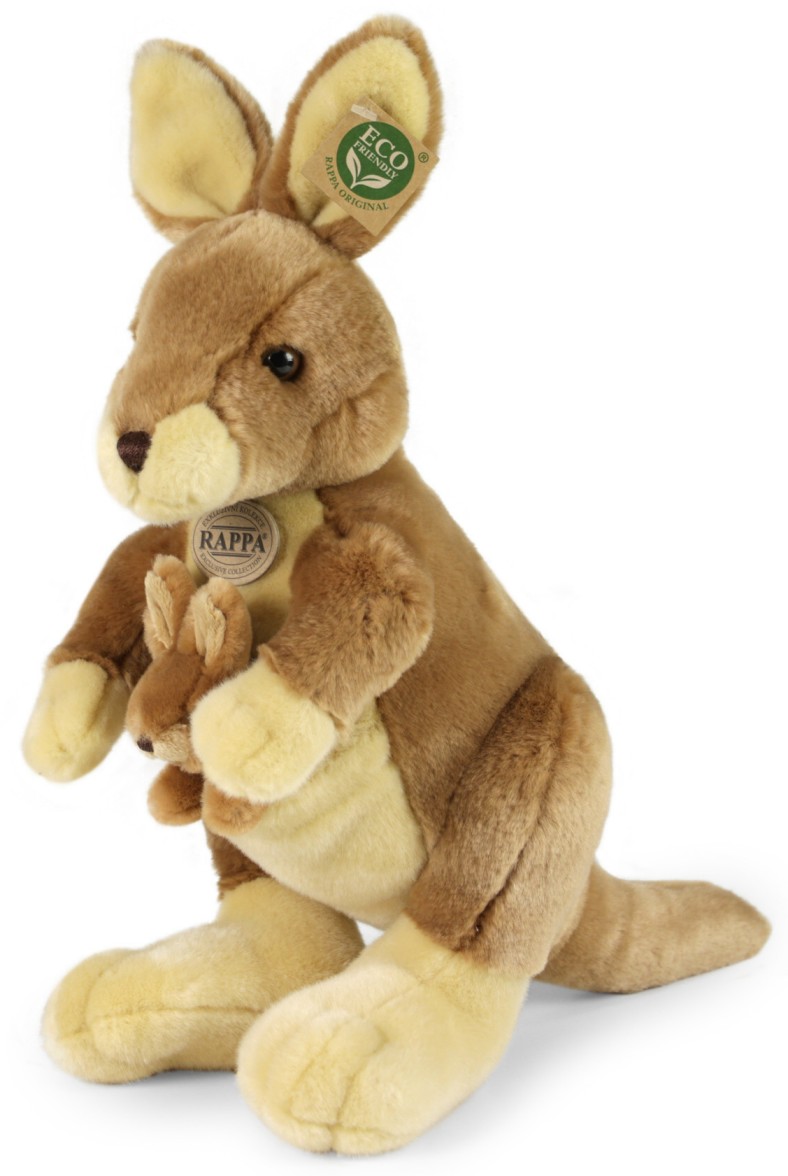 Kangurzyca z maleństwem - 37cm