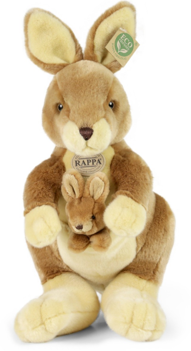 Kangurzyca z maleństwem - 37cm