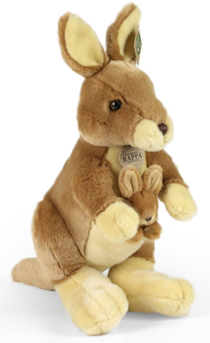 Kangurzyca z maleństwem - 37cm