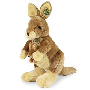 Kangurzyca z maleństwem - 37cm