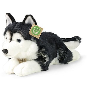 Piesek Husky Leżący - 36cm