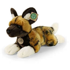 Dziki Piesek Afrykański Leżący - 28cm