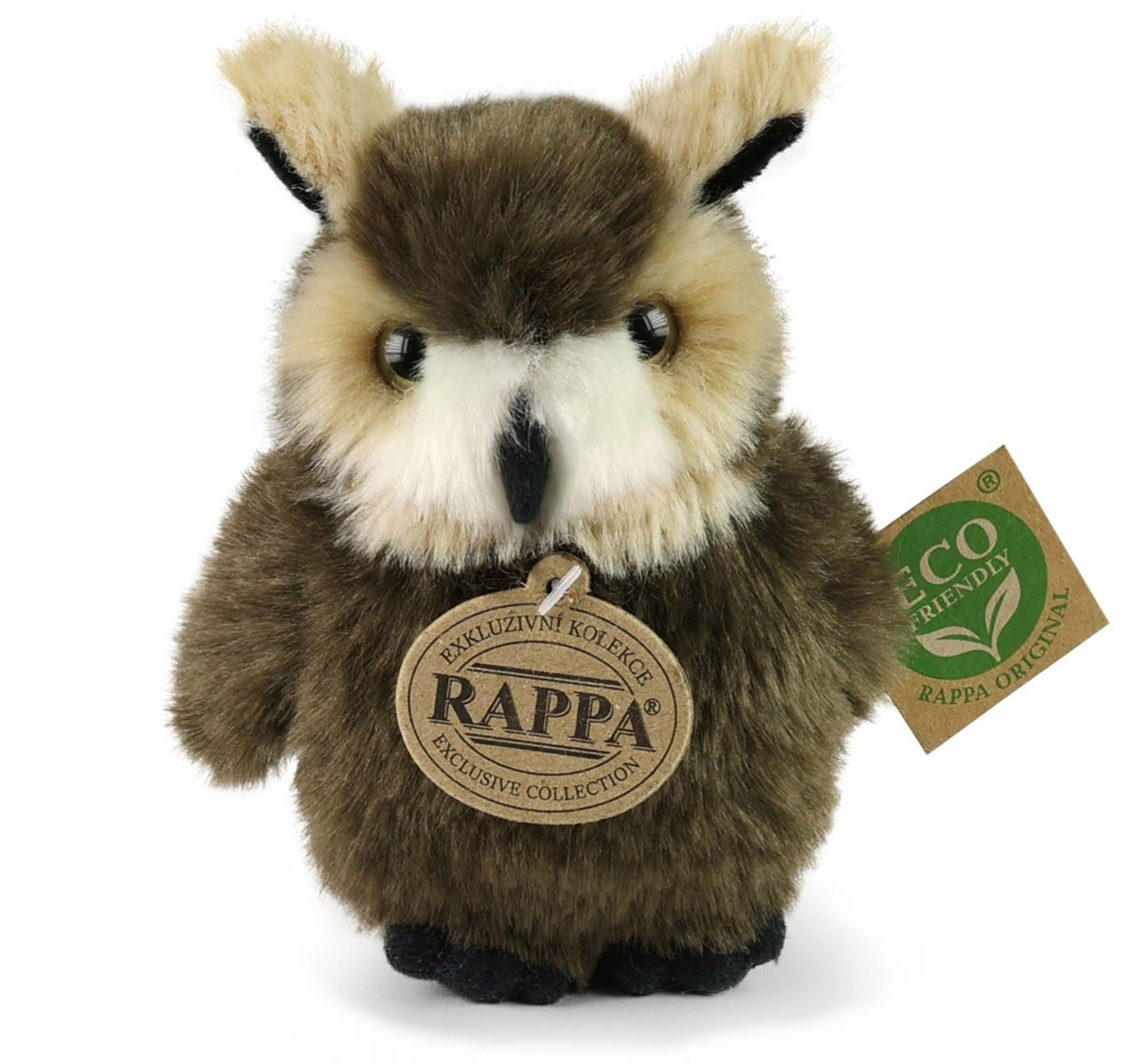 Sowa Brązowa Realistyczna - 13cm