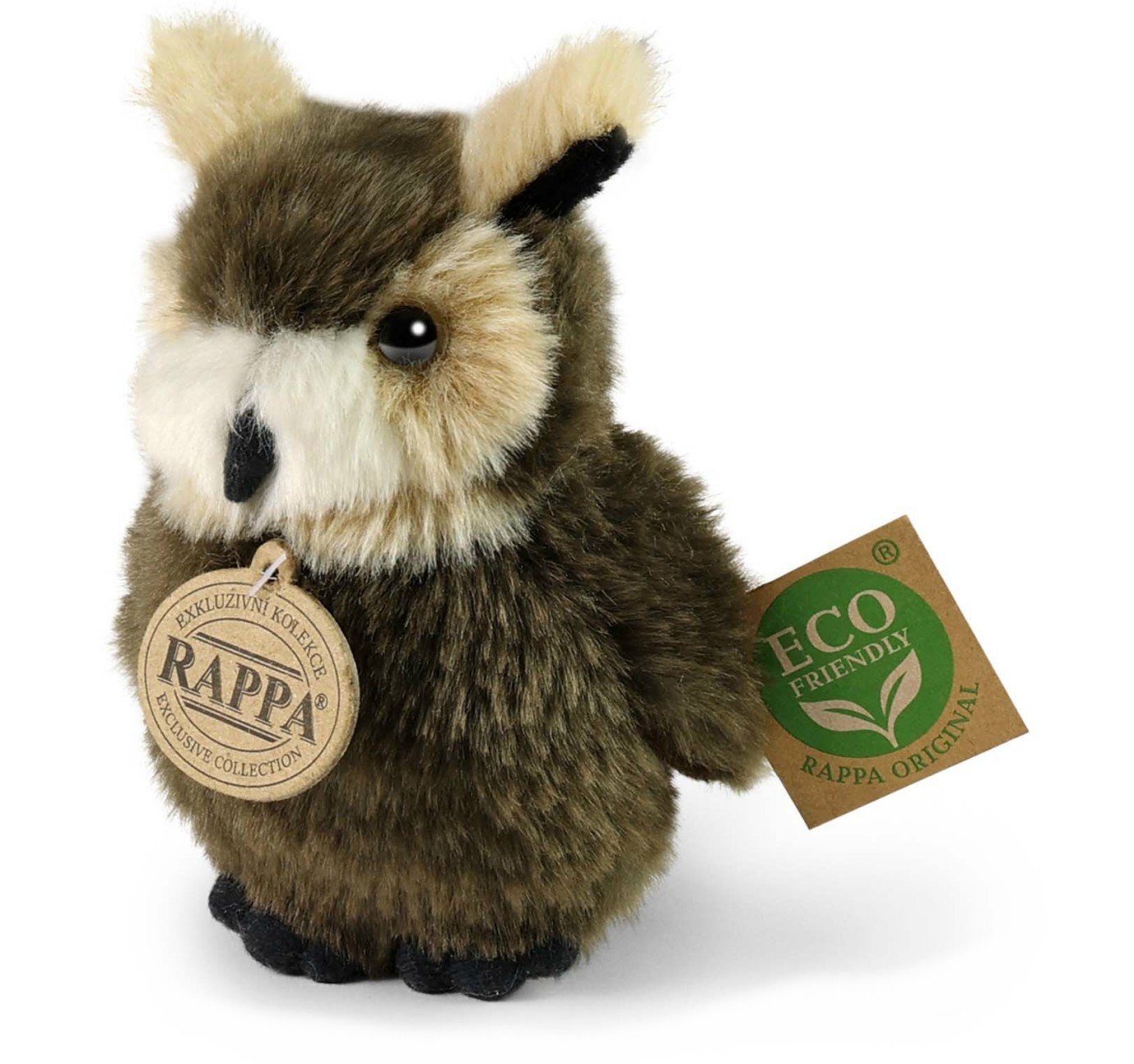 Sowa Brązowa Realistyczna - 13cm