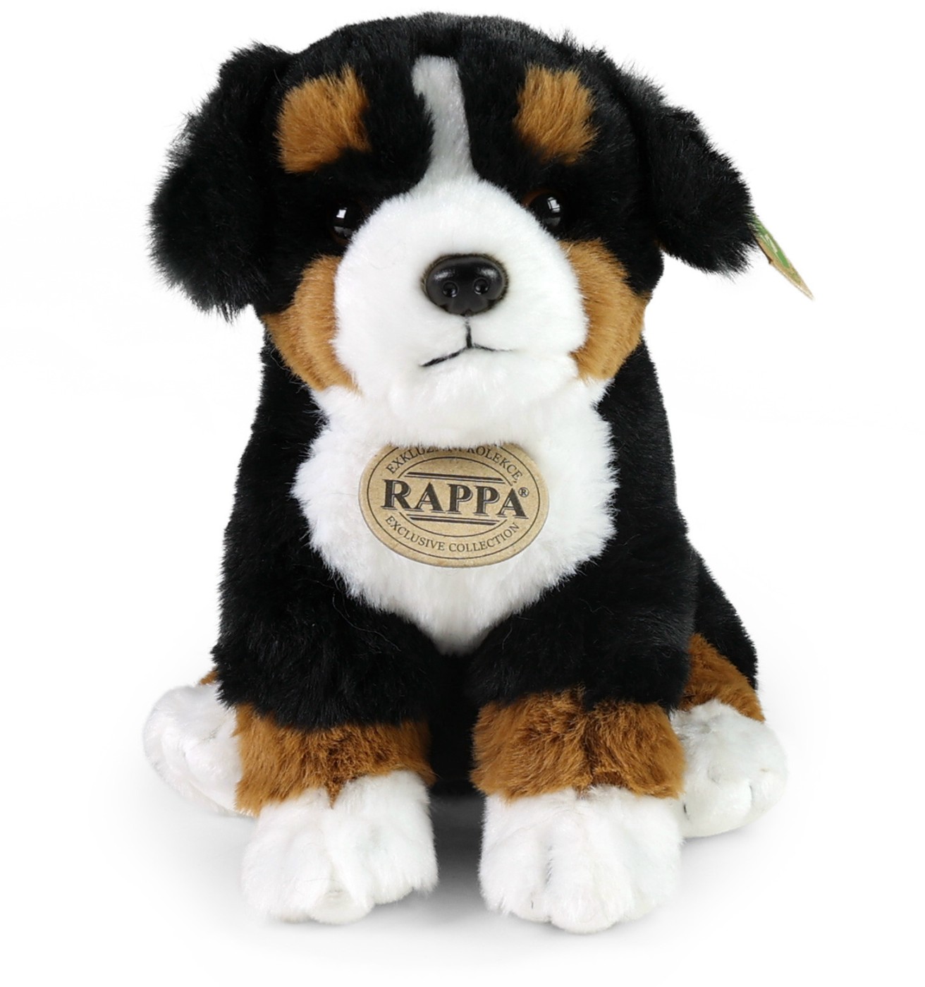 Piesek Górski Berneński Czarny Bernardyn Siedzący - 23cm