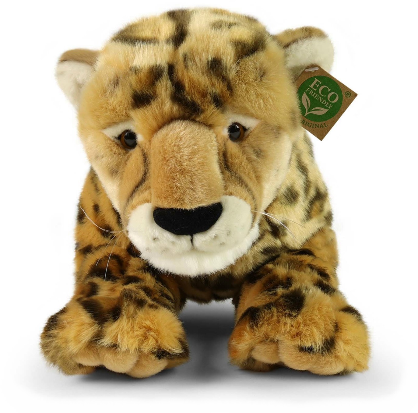 Gepard Pantera Leżąca Realistyczna - 48cm