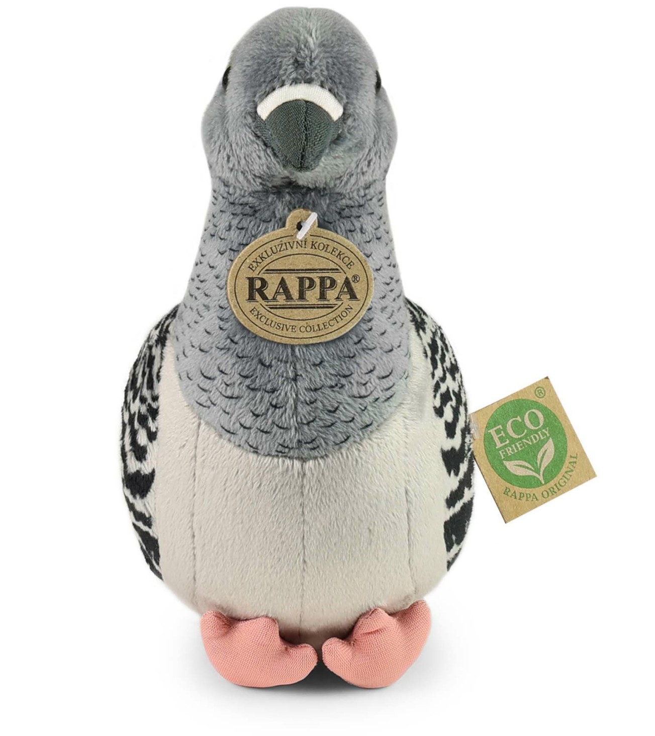 Gołąbek Szary Ptak Realistyczny - 22cm