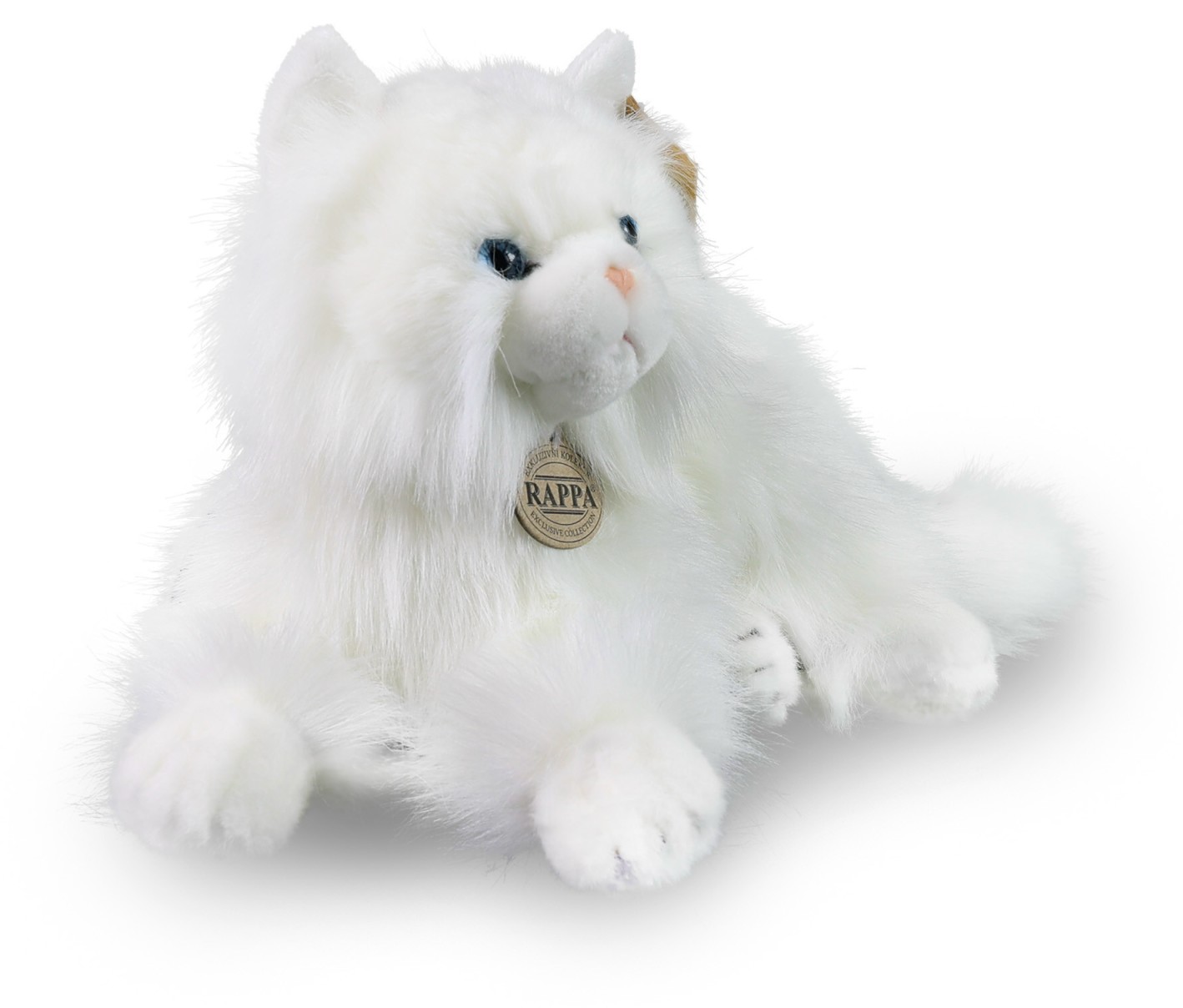 Kotek Perski Biały Leżący - 30cm