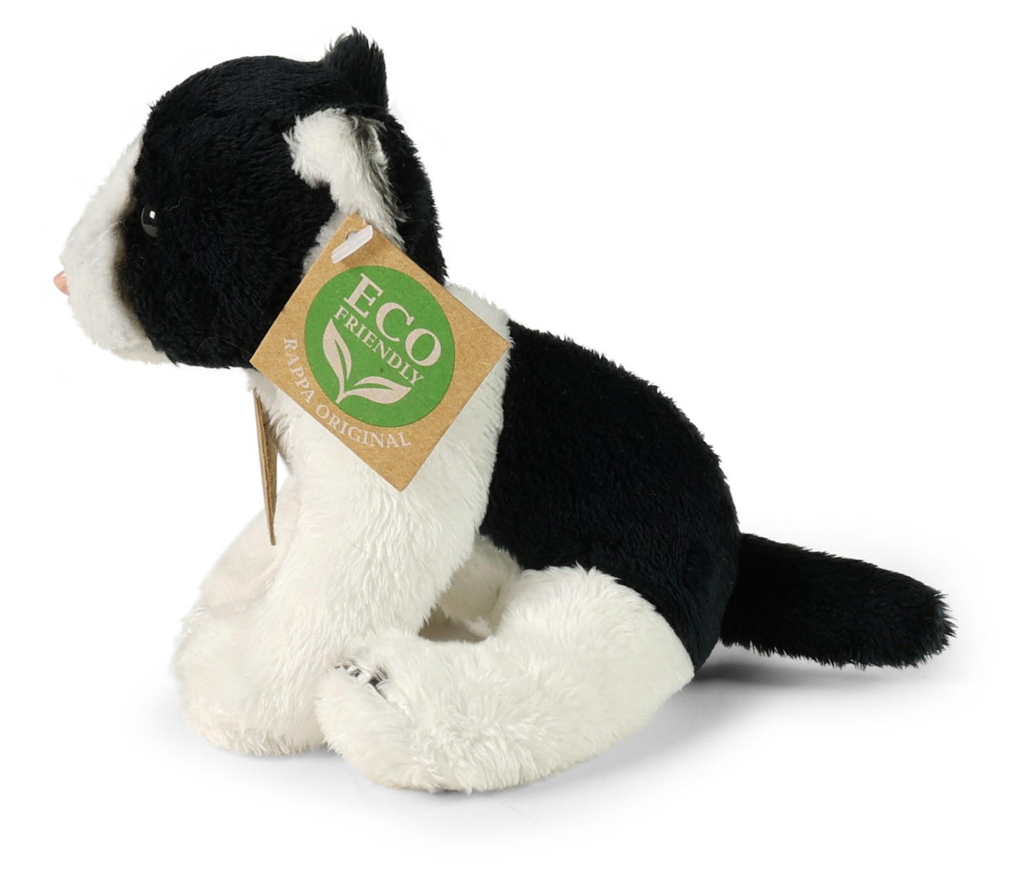 Kotek Mały Mruczek Biało-Czarny - 14cm