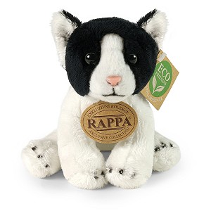 Kotek Mały Mruczek Biało-Czarny - 14cm