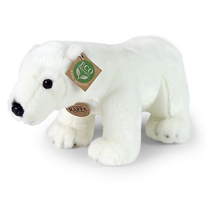 Miś Niedźwiedź Polarny Stojący Realisyczny - 30cm