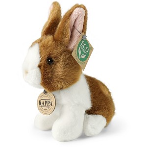 Królik Biało-Brązowy Zajączek - 16cm