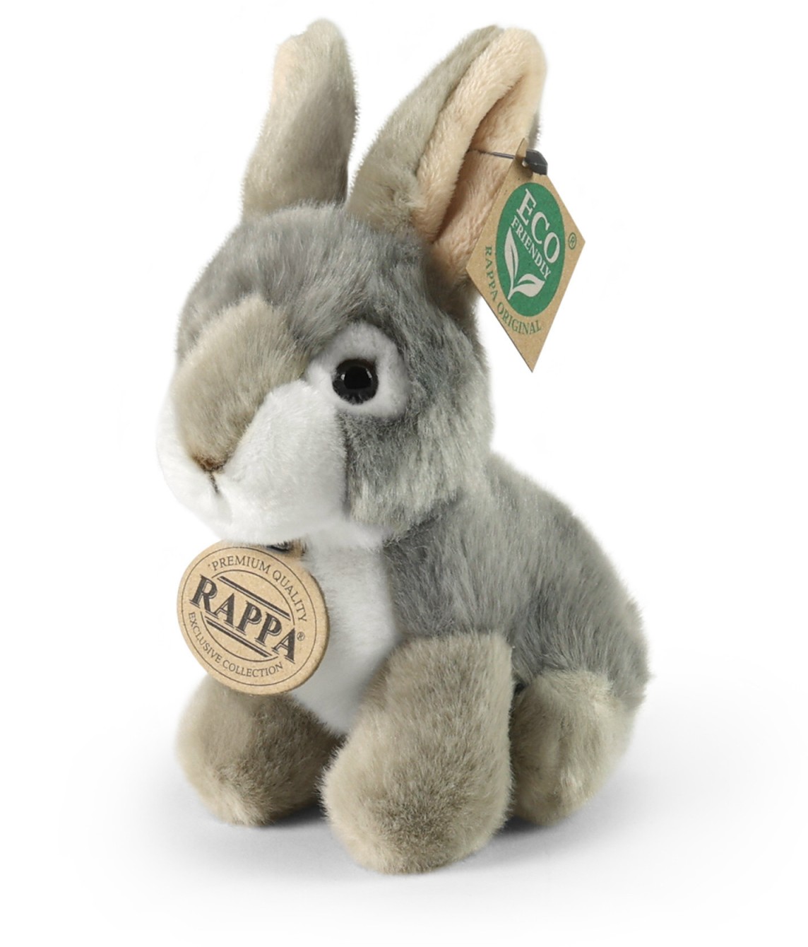 Królik Szaro-Biały Zajączek - 16cm