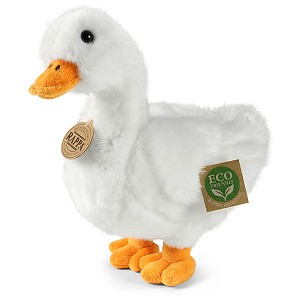 Gąska Biała Gęś Kaczka Realistyczna - 24cm