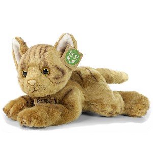 Kotek Rudy Pręgowany Leżący - 30cm