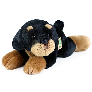 Piesek Rottweiler Leżący - 30cm
